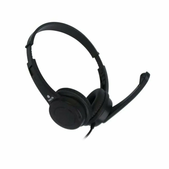 Headphone with Microphone NGS VOX505 USB Black 32 Ohm - Електроника Периферни и резервни части<<<Компютри|