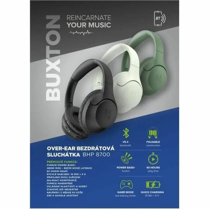 Headphones BUSHNELL White - Електроника Периферни и резервни части<<<Компютри| Електроника<<<BigBuy&&&Микрофони и