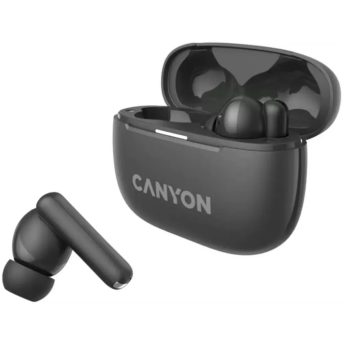 Headphones CANYON CNS-TWS10BK Black - Аудио слушалки<<<Телевизори Аудио и видео<<<TechMart&&&Аудио слушалки<<<Телефони