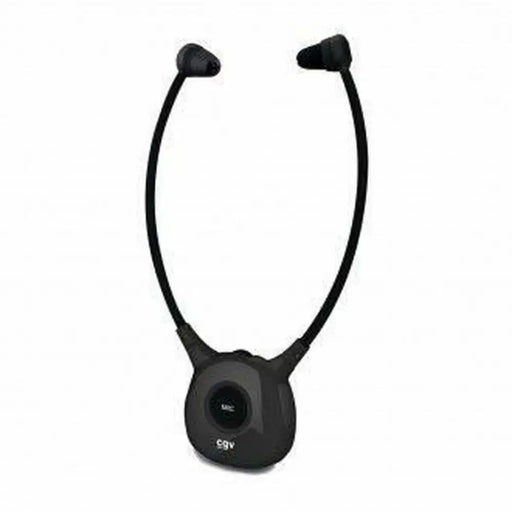 Headphones CGV DOLFIN ONYX Black - Електроника Периферни и резервни части<<<Компютри| Електроника<<<BigBuy&&&Микрофони