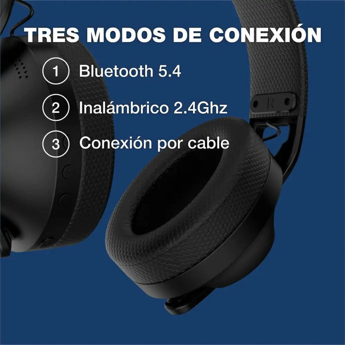 Headphones CoolBox COO-AUM-WB01-B - Електроника Периферни и резервни части<<<Компютри| Електроника<<<BigBuy&&&Микрофони