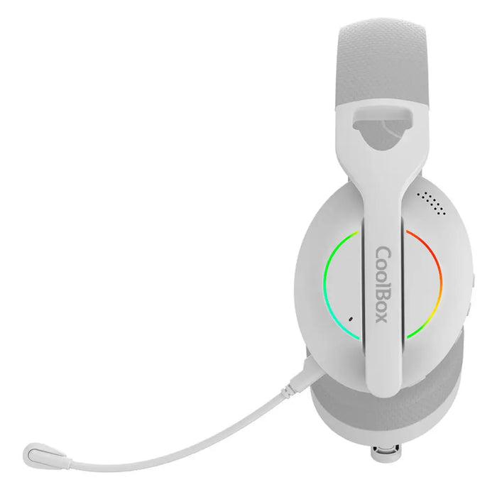 Headphones CoolBox COO-AUM-WB01-W - Електроника Периферни и резервни части<<<Компютри| Електроника<<<BigBuy&&&Микрофони