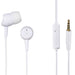 Headphones HAMA-184042 plugs with microphone In Ear ’Basic’ white - Аудио слушалки<<<Телевизори Аудио и