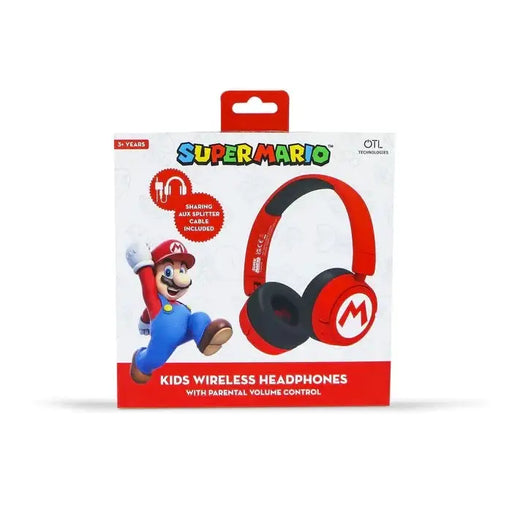 Headphones OTL Super Mario ICON Logo BT - Kids - Слушалки<<<Аудио<<<ТВ Аудио Gaming<<<ZoraSite&&&Аудио