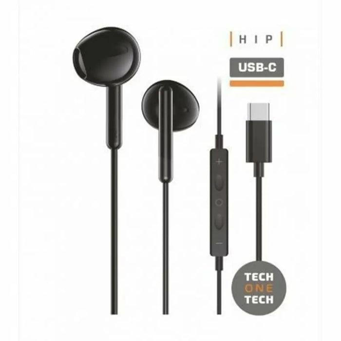 Headphones Tech One Tech TEC1302 Black - Електроника Периферни и резервни части<<<Компютри|