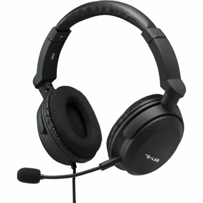 Headphones The G-Lab Black - Електроника Периферни и резервни части<<<Компютри| Електроника<<<BigBuy&&&Микрофони и