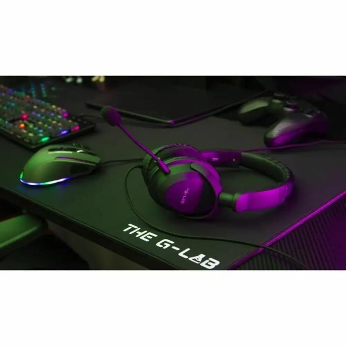 Headphones The G-Lab Black - Електроника Периферни и резервни части<<<Компютри| Електроника<<<BigBuy&&&Микрофони и