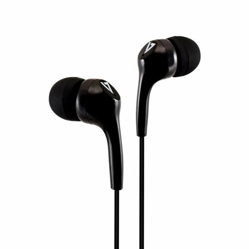 Headphones V7 HA105-3EB Black - Електроника Периферни и резервни части<<<Компютри| Електроника<<<BigBuy&&&Микрофони и