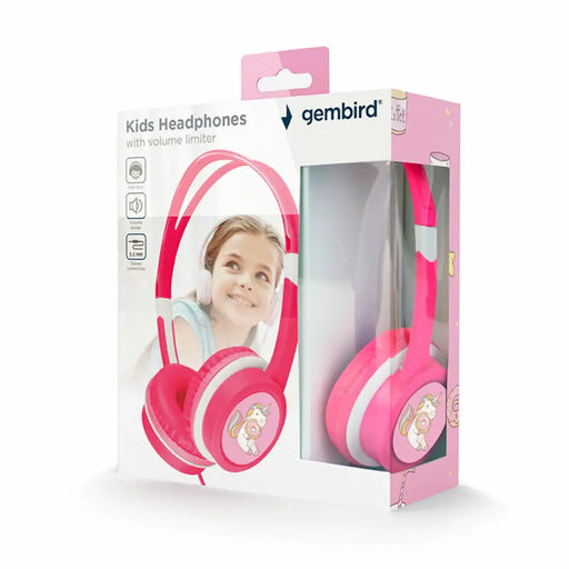 Headphones with Headband GEMBIRD MHP-JR-PK Children’s - Електроника Периферни и резервни части<<<Компютри|