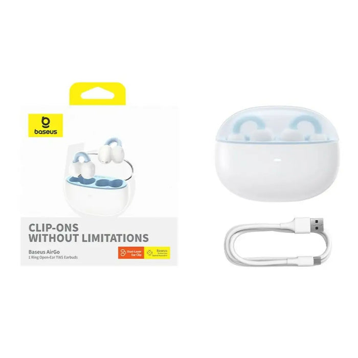 Headphones with Microphone Baseus A00069201223-00 Blue White - Микрофони и слушалки<<<Електроника Периферни и резервни