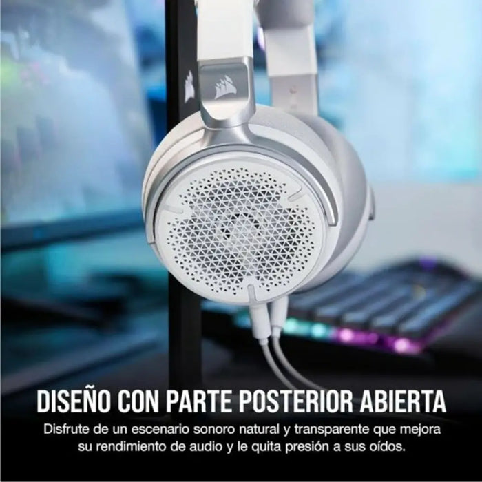 Headphones with Microphone Corsair White - Електроника Периферни и резервни части<<<Компютри|