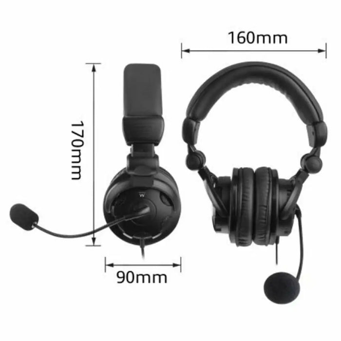Headphones with Microphone Ewent Heron Studio Black - Електроника Телефони и таблети<<<Компютри|