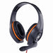 Headphones with Microphone GEMBIRD GHS-05-O Orange Black/Orange - Електроника Телефони и таблети<<<Компютри|