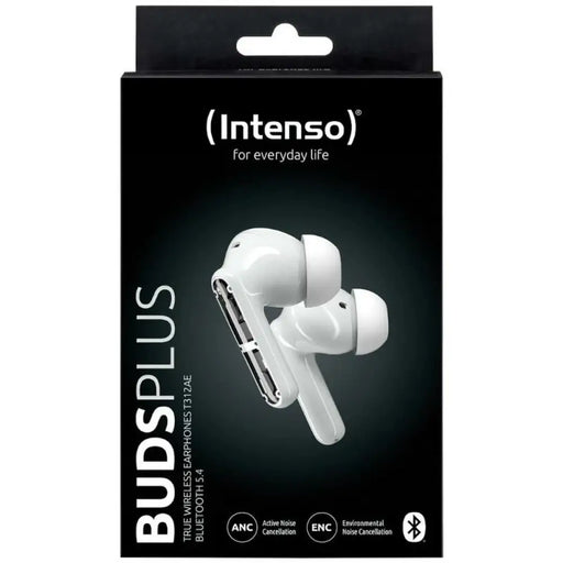 Headphones with Microphone INTENSO Buds Plus Auriculares TWS ANC + ENC Black - Електроника Периферни и резервни