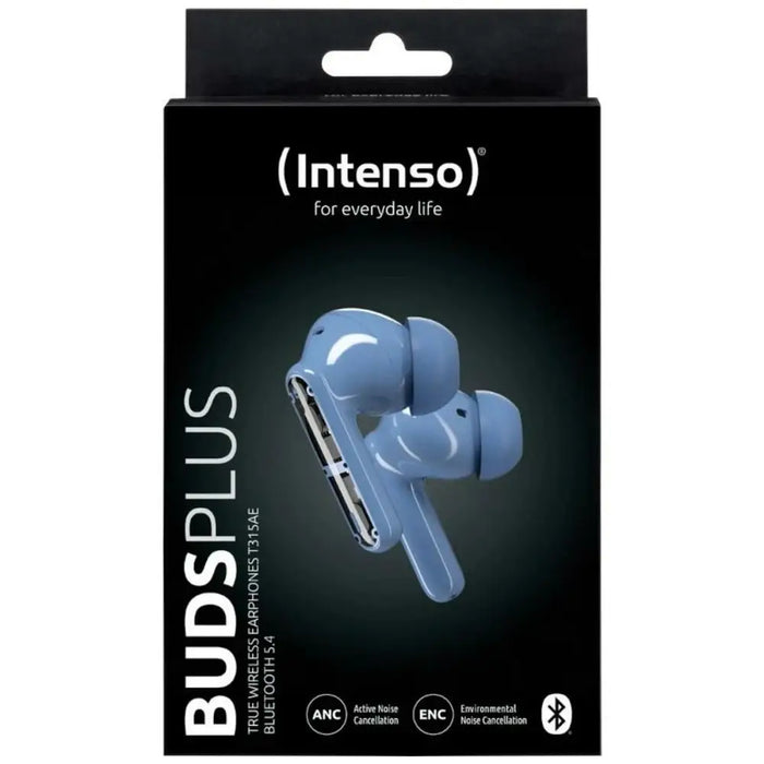 Headphones with Microphone INTENSO Buds Plus Auriculares TWS ANC + ENC Blue - Електроника Периферни и резервни
