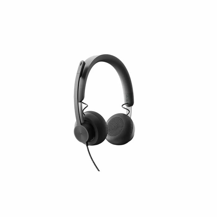 Headphones with Microphone Logitech 981-000870 Black Graphite - Електроника Периферни и резервни части<<<Компютри|