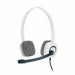 Headphones with Microphone Logitech White - Компютър Игри<<<Компютри| Електроника<<<BigBuy&&&Гейминг