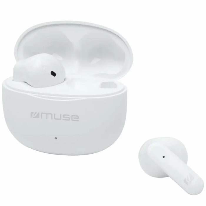 Headphones with Microphone Muse M270TWS BLANCO White - Електроника Периферни и резервни части<<<Компютри|