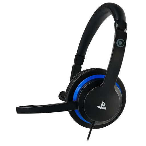 Headphones with Microphone Nacon BIGBEN COMMUNICATOR Black Black/Blue - Електроника Периферни и резервни