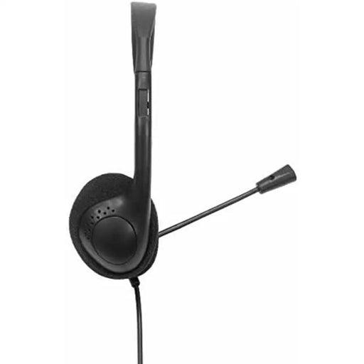 Headphones with Microphone Nilox NXAU0000002 Black - Електроника Периферни и резервни части<<<Компютри|