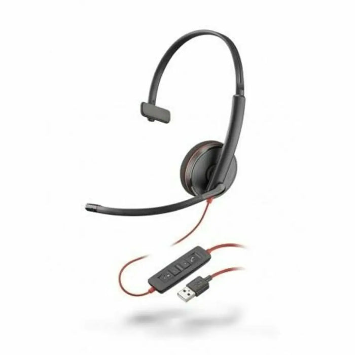 Headphones with Microphone Poly 209744-201 Black - Електроника Телефони и таблети<<<Компютри|