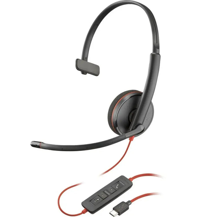 Headphones with Microphone Poly 209744-201 Black - Електроника Телефони и таблети<<<Компютри|