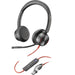 Headphones with Microphone Poly 8X225AA Black - Електроника Периферни и резервни части<<<Компютри|