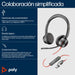 Headphones with Microphone Poly 8X225AA Black - Електроника Периферни и резервни части<<<Компютри|