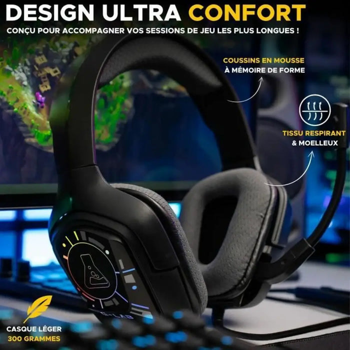 Headphones with Microphone The G-Lab KORP COBALT 7.1 - Електроника Периферни и резервни части<<<Компютри|
