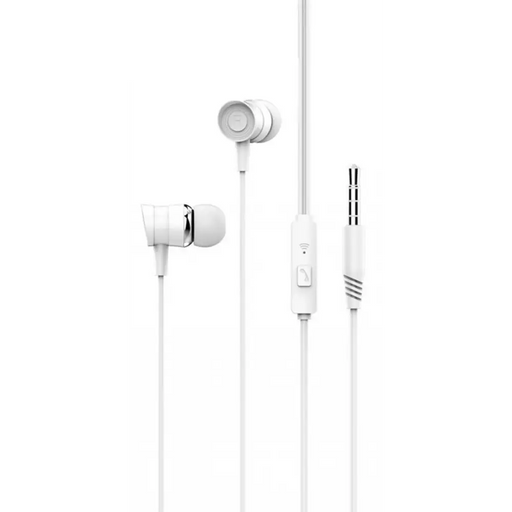Headphones XO EP20 66946 Music Earphone White - Аудио слушалки<<<Телевизори Аудио и видео<<<TechMart&&&Аудио
