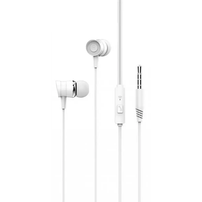 Headphones XO EP20 66946 Music Earphone White - Аудио слушалки<<<Телевизори Аудио и видео<<<TechMart&&&Аудио