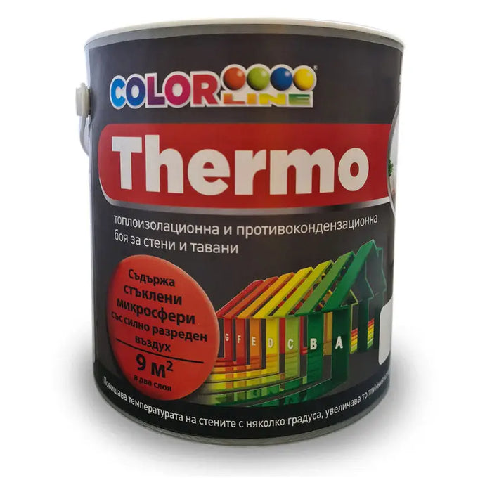 HEAT INSULATION PAINT THERMO LINE 2.5 L COLOR LINE - Бели интериорни бои<<<Интериорни бои<<<Подови и стенни