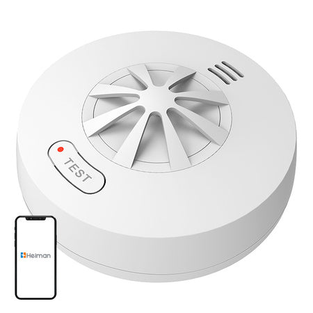 Heiman HM-5HW Interlinked Wireless Heat Sensor Alarm
