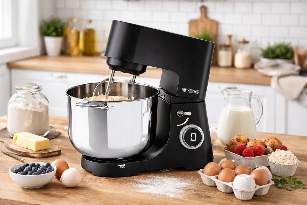 HEINRICH'S HKM 8150 Stand Mixer 2500 W 15 L Black