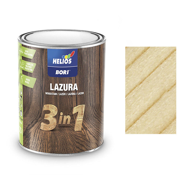 ALKYD VARNISH FOR WOOD 3B1 COLORLESS 750 ML HELIOS BORI