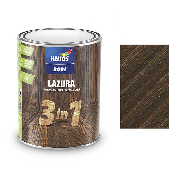 ALKYD LACQUER FOR WOOD 3B1 ROSEWOOD 750 ML HELIOS BORI