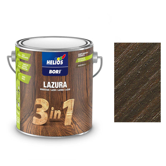 ALKYD LACQUER FOR WOOD 3B1 ROSEWOOD 2.5 L HELIOS BORI