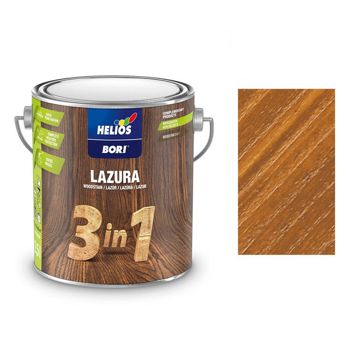 ALKYD LACQUER FOR WOOD 3B1 CHESTNUT 2.5 L HELIOS BORI
