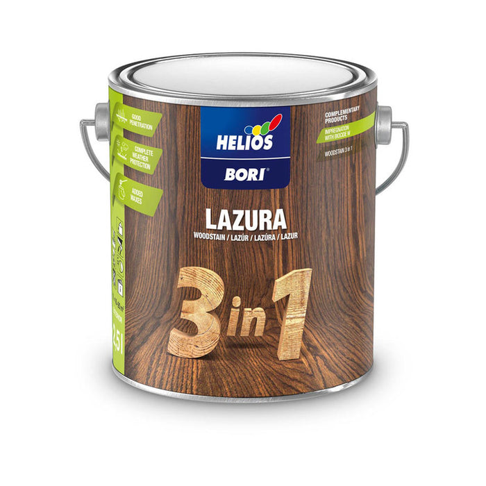 ALKYD LACQUER FOR WOOD 3B1 OAK 2.5 L HELIOS BORI