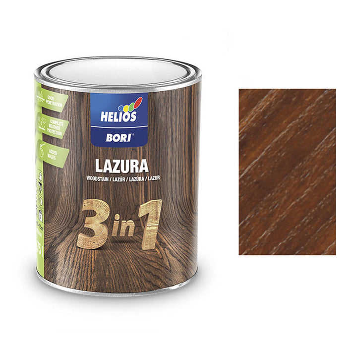 ALKYD LACQUER FOR WOOD 3B1 MACASSAR 750 ML HELIOS BORI