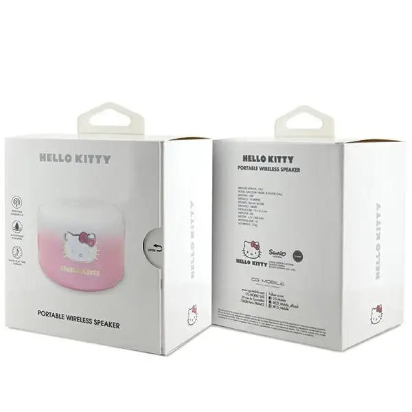 Hello Kitty Electroplate Gradient Bluetooth speaker - pink - Headphones and speakers<<<HurtelXML