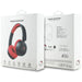 Hello Kitty Face Logo Bluetooth On-Ear Headphones - Red - Headphones and speakers<<<HurtelXML