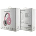 Hello Kitty Metal Logo Bluetooth on-ear headphones - pink - Headphones and speakers<<<HurtelXML