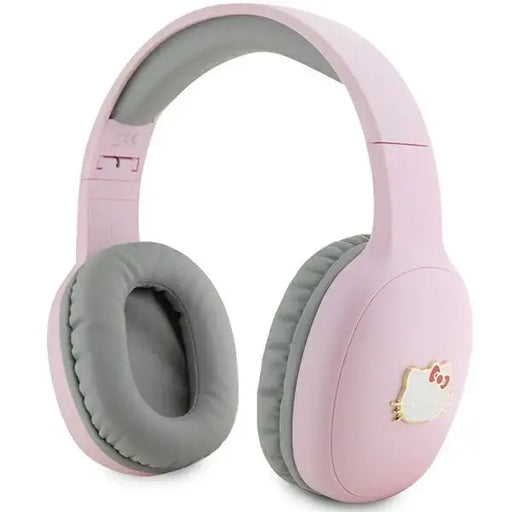 Hello Kitty Metal Logo Bluetooth on-ear headphones - pink - Headphones and speakers<<<HurtelXML