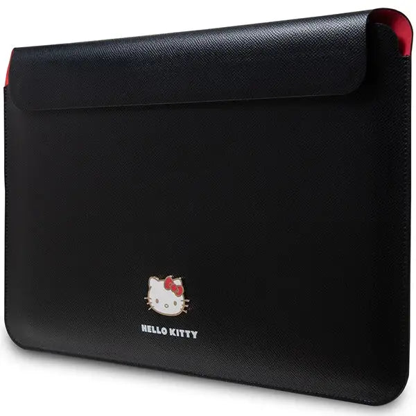 Hello Kitty PU Metal Logo case for a 14’’ laptop - black - Laptop bags<<<HurtelXML