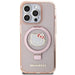 Hello Kitty Ring Stand Glitter Electrop Logo MagSafe Case for iPhone 15 Pro - Pink - Cell phone cases