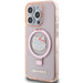 Hello Kitty Ring Stand Glitter Electrop Logo MagSafe Case for iPhone 15 Pro - Pink - Cell phone cases