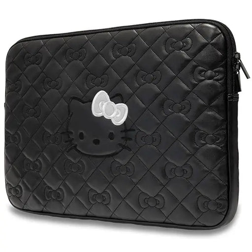 Hello Kitty Zip PU Quilted Bows case for a 14’’ laptop - black - Laptop bags<<<HurtelXML