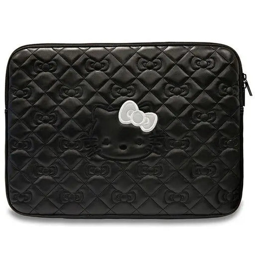 Hello Kitty Zip PU Quilted Bows case for a 14’’ laptop - black - Laptop bags<<<HurtelXML