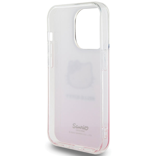 Hello Kitty IML Gradient Electrop Kitty Head case for iPhone 13 Pro / 13 - pink